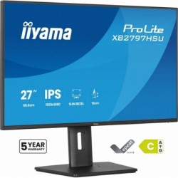 Monitor ProLite 27 cali XB2797HSU-B1 IPS,FHD,HDMI,DP,120Hz,2xUSBv3.2, 2xUSB-C, 350 CD, 2x2W, HAS 150/PIVOT Monitor ProLite 27 cali XB2797HSU-B1 IPS,FHD,HDMI,DP,120Hz,2xUSBv3.2, 2xUSB-C, 350 CD, 2x2W, HAS 150/PIVOT