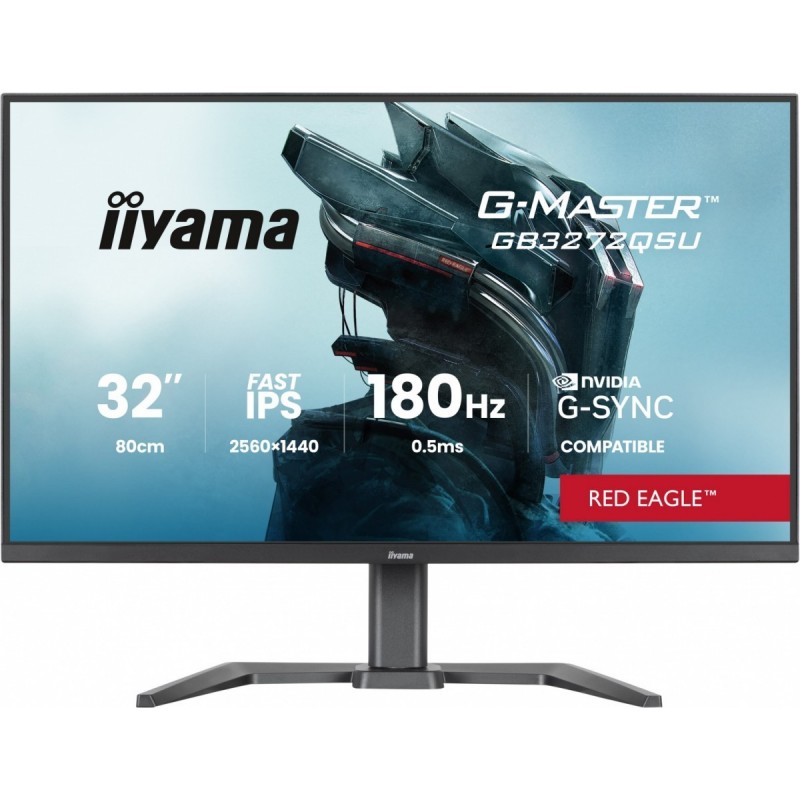 Monitor 31.5 cala GB3272QSU-B1 QHD,IPS,180Hz,2xHDMI,DP,400CD, 2xUSB 3.2 , 2xUSB-C,G-SYNC Compatible, 2x5W, , HAS 150 Monitor 31.5 cala GB3272QSU-B1 QHD,IPS,180Hz,2xHDMI,DP,400CD, 2xUSB 3.2 , 2xUSB-C,G-SYNC Compatible, 2x5W, , HAS 150