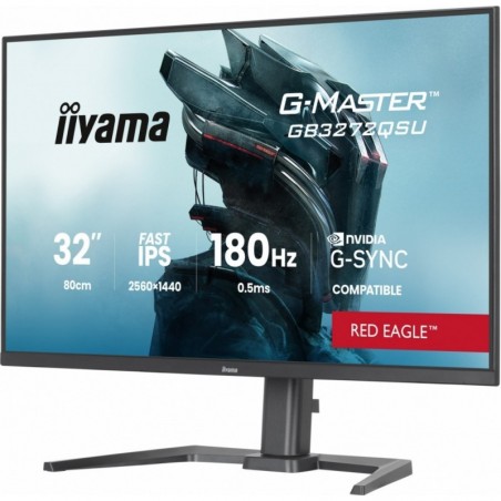 Monitor 31.5 cala GB3272QSU-B1 QHD,IPS,180Hz,2xHDMI,DP,400CD, 2xUSB 3.2 , 2xUSB-C,G-SYNC Compatible, 2x5W, , HAS 150 Monitor 31.5 cala GB3272QSU-B1 QHD,IPS,180Hz,2xHDMI,DP,400CD, 2xUSB 3.2 , 2xUSB-C,G-SYNC Compatible, 2x5W, , HAS 150