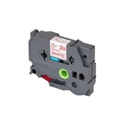 BROTHER TZE242 Taśma Brother 18mm RED ON WHITE BROTHER TZE242 Taśma Brother 18mm RED ON WHITE