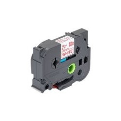 BROTHER TZE242 Taśma Brother 18mm RED ON WHITE BROTHER TZE242 Taśma Brother 18mm RED ON WHITE