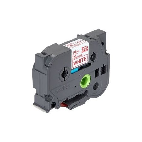 BROTHER TZE242 Taśma Brother 18mm RED ON WHITE BROTHER TZE242 Taśma Brother 18mm RED ON WHITE