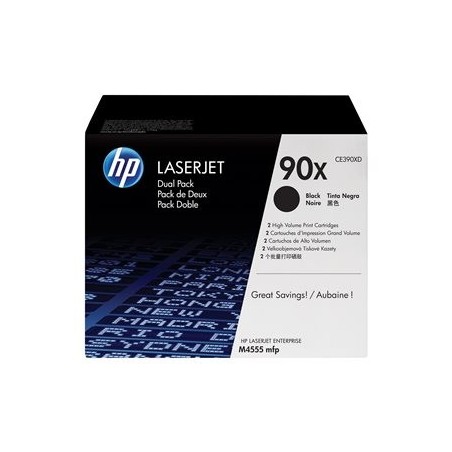 HP 2xToner 90X black HV LJ M4555 MFP M603 M604 24000 pages HP 2xToner 90X black HV LJ M4555 MFP M603 M604 24000 pages