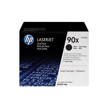 HP 2xToner 90X black HV LJ M4555 MFP M603 M604 24000 pages HP 2xToner 90X black HV LJ M4555 MFP M603 M604 24000 pages