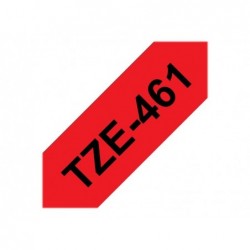 BROTHER TZE461 Brother TZE461 Banda laminata 36mm BLACK ON RED