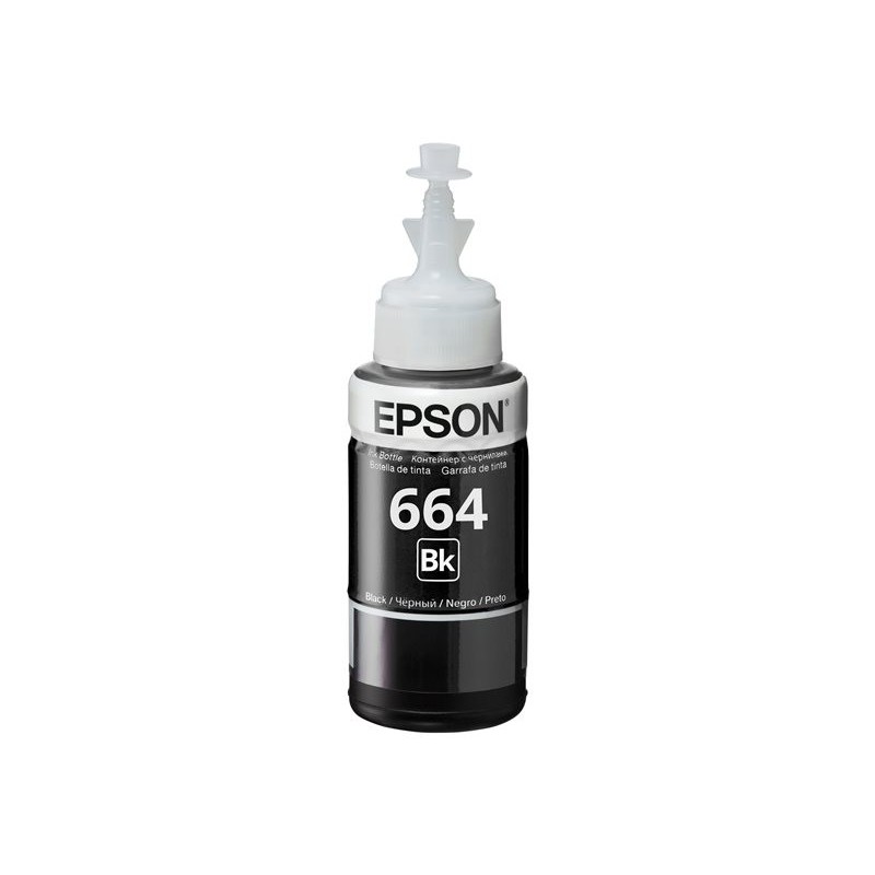 EPSON C13T66414A Tusz Epson T6641 black 70ml L100/L200 EPSON C13T66414A Tusz Epson T6641 black 70ml L100/L200