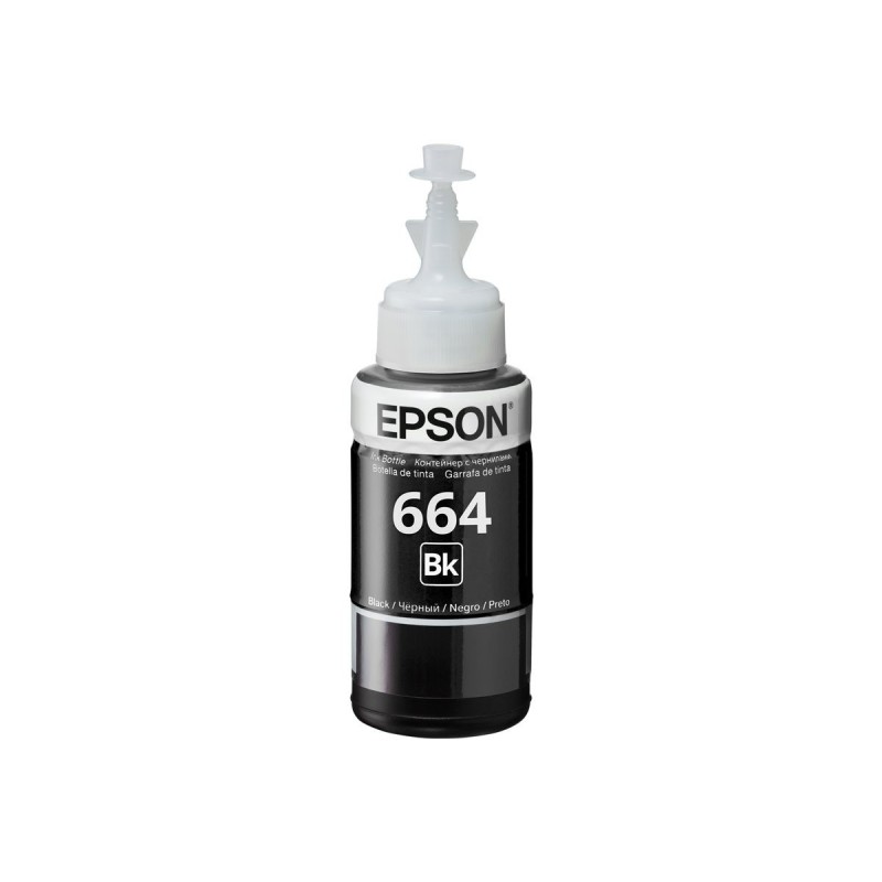 EPSON C13T66414A Tusz Epson T6641 black 70ml L100/L200 EPSON C13T66414A Tusz Epson T6641 black 70ml L100/L200