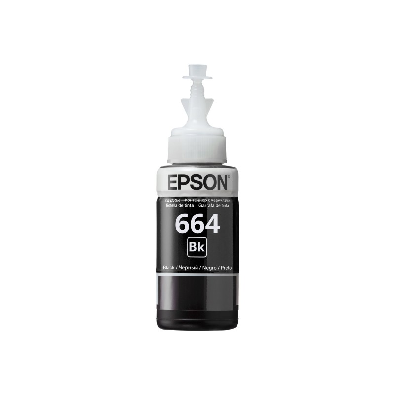 EPSON C13T66414A Tusz Epson T6641 black 70ml L100/L200 EPSON C13T66414A Tusz Epson T6641 black 70ml L100/L200