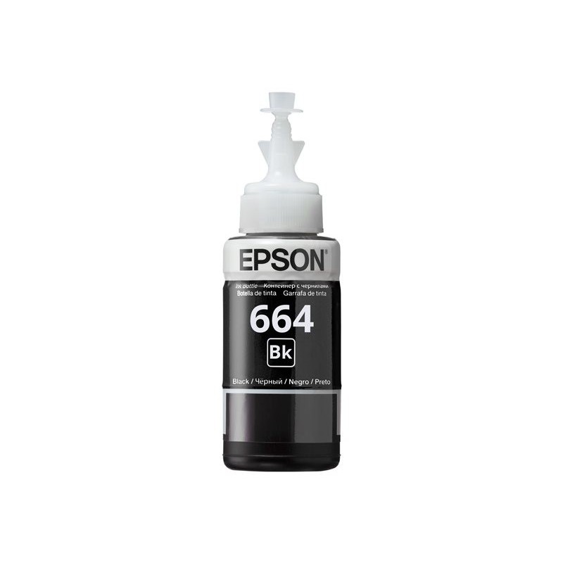 EPSON C13T66414A Tusz Epson T6641 black 70ml L100/L200 EPSON C13T66414A Tusz Epson T6641 black 70ml L100/L200