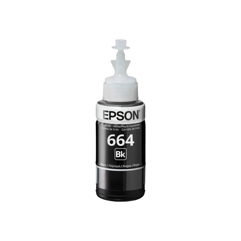 EPSON C13T66414A Tusz Epson T6641 black 70ml L100/L200 EPSON C13T66414A Tusz Epson T6641 black 70ml L100/L200