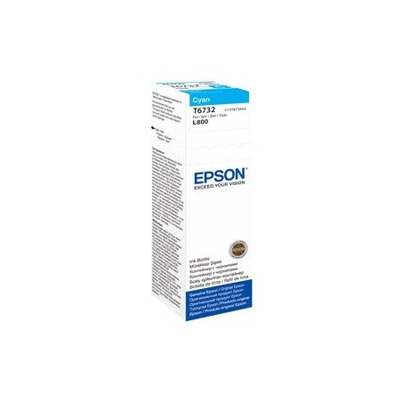 EPSON C13T67324A Tusz Epson T6732 cyan 70 ml L800 EPSON C13T67324A Tusz Epson T6732 cyan 70 ml L800
