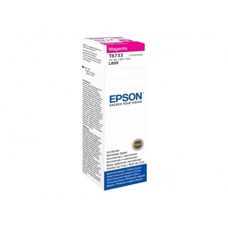 EPSON C13T67334A Tusz EPSON T6733 magenta 70 ml L800 EPSON C13T67334A Tusz EPSON T6733 magenta 70 ml L800