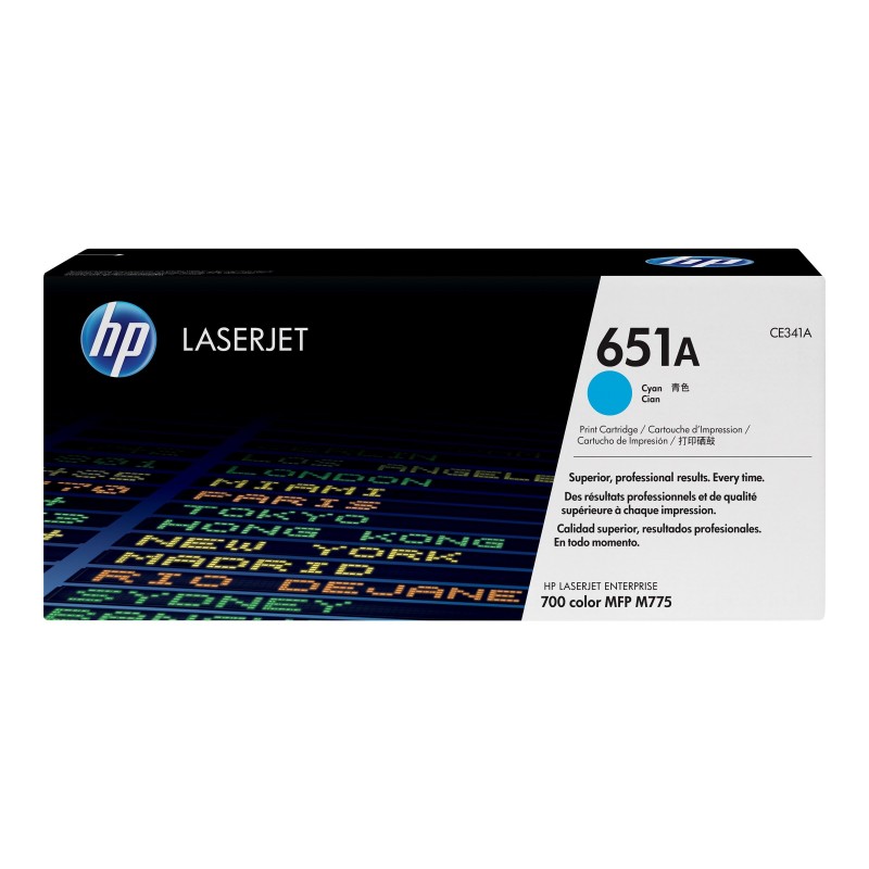 HP CE341A Toner HP 651A cyan HP CE341A Toner HP 651A cyan