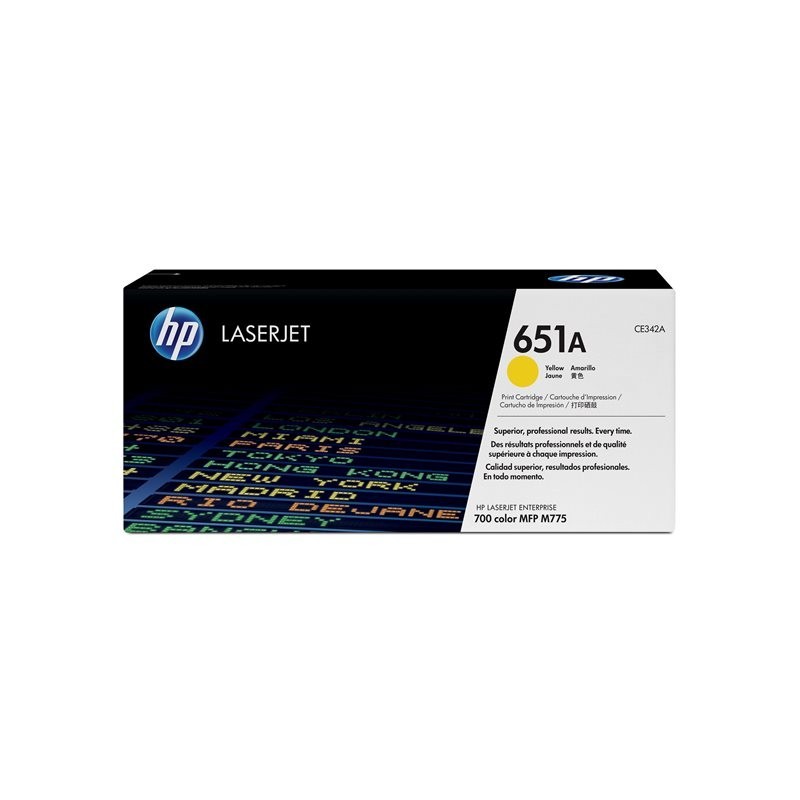 HP CE342A Toner HP 651A yellow HP CE342A Toner HP 651A yellow