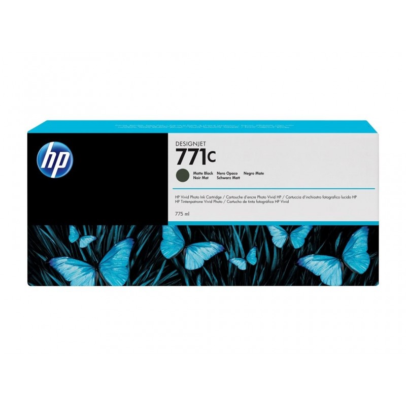 HP 771C Ink Matte Black 775ml Designjet Z6200 HP 771C Ink Matte Black 775ml Designjet Z6200