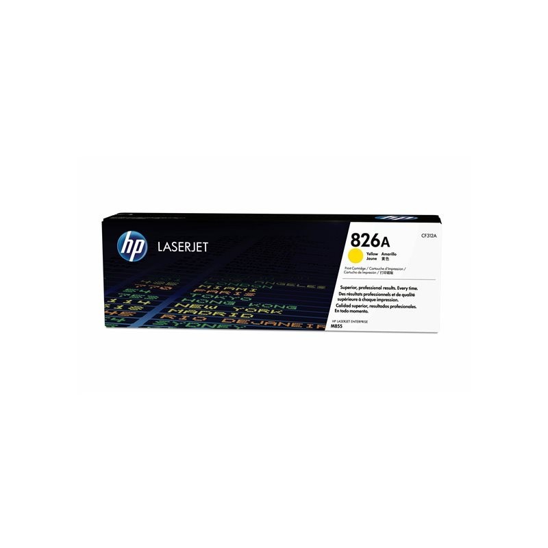 HP 826A Yellow LaserJet Toner Cartridge CF312A HP 826A Yellow LaserJet Toner Cartridge CF312A