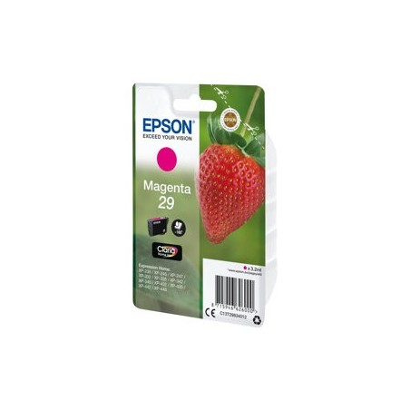 EPSON C13T29834012 Tusz Epson Singlepack magenta 29 Claria Home 3,2 ml EPSON C13T29834012 Tusz Epson Singlepack magenta 29 Claria Home 3,2 ml