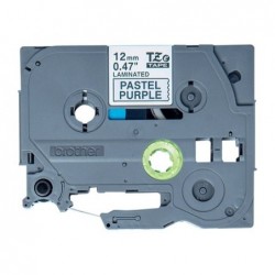 BROTHER TZEMQF31 Taśma Brother 12mm Pastel purple tape