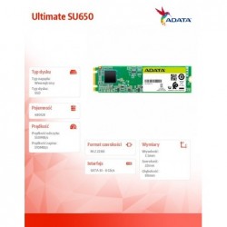 Dysk SSD Ultimate SU650 480GB M.2 TLC 3D 2280 SATA