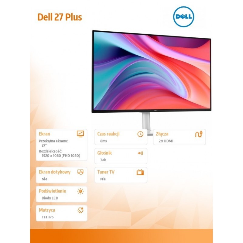 Monitor S2725HSM 27 cali FHD IPS/1920x1080/2xHDMI/3Y 