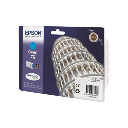 EPSON C13T79124010 Tusz Epson cyan T7912 7 ml WF-5110DW/WF-5190DW/WF-5620DWF/WF-5690DWF EPSON C13T79124010 Tusz Epson cyan T7912 7 ml WF-5110DW/WF-5190DW/WF-5620DWF/WF-5690DWF