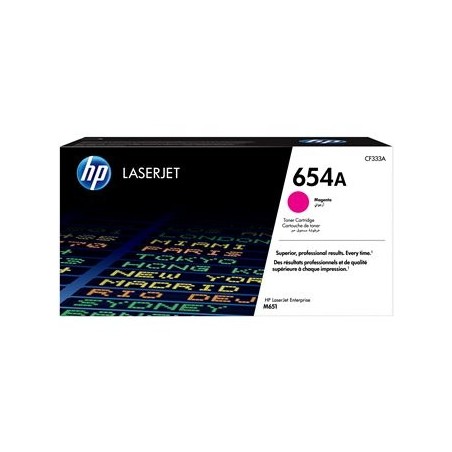 HP 654A Magenta Toner Color LaserJet Enterprise M651 15000 pages
