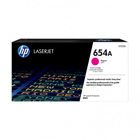 HP 654A Magenta Toner Color LaserJet Enterprise M651 15000 pages