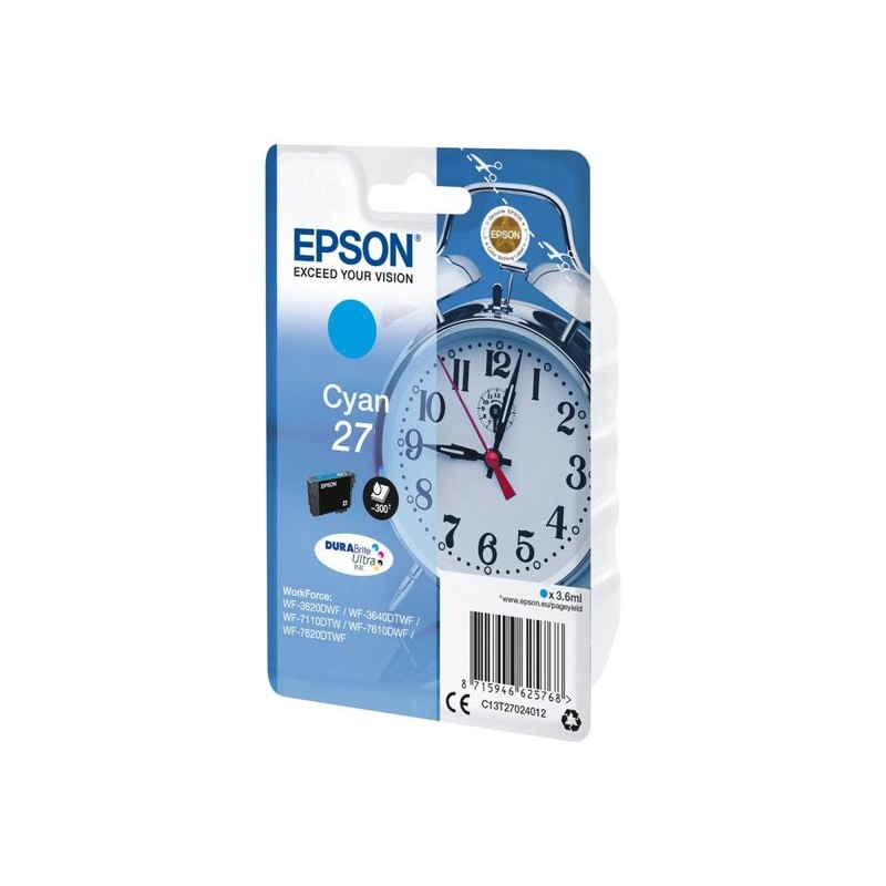 EPSON C13T27024012 Tusz Epson T2702 cyan DURABrite EPSON C13T27024012 Tusz Epson T2702 cyan DURABrite