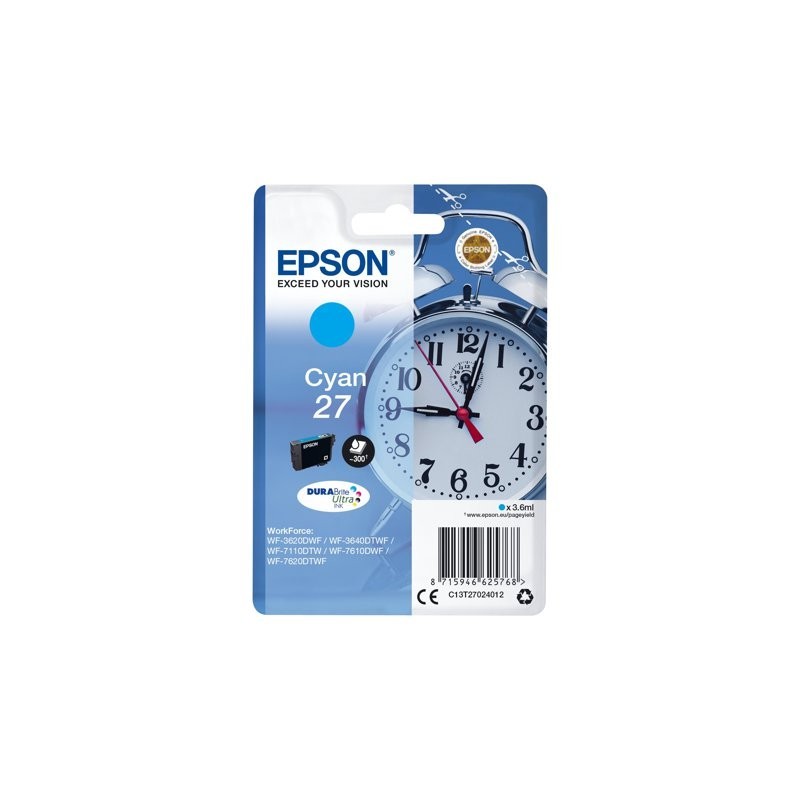 EPSON C13T27024012 Tusz Epson T2702 cyan DURABrite EPSON C13T27024012 Tusz Epson T2702 cyan DURABrite