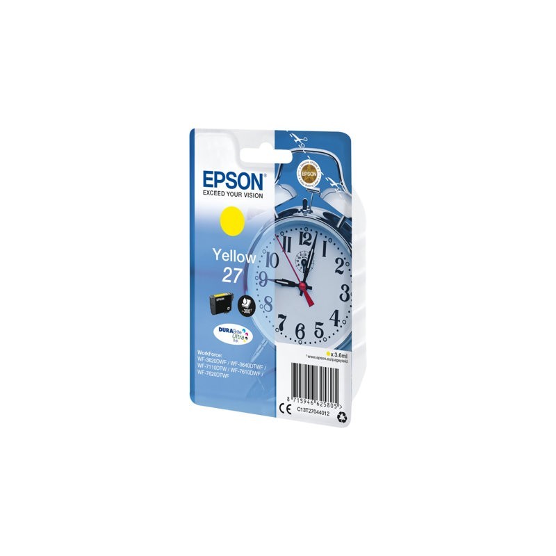 EPSON C13T27044012 Tusz Epson T2704 yellow DURABrite EPSON C13T27044012 Tusz Epson T2704 yellow DURABrite