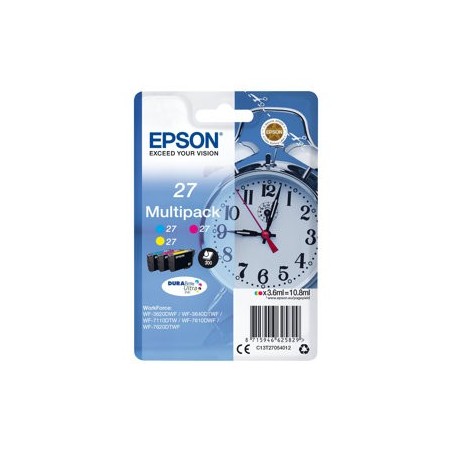 EPSON C13T27054012 Tusz Epson T2705 C/M/Y 3-color 27 DURABrite 10.8 ml EPSON C13T27054012 Tusz Epson T2705 C/M/Y 3-color 27 DURABrite 10.8 ml