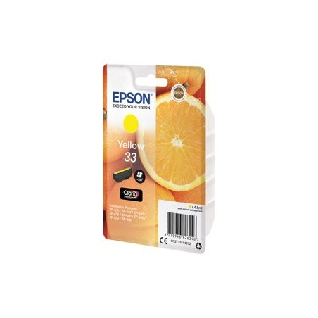 EPSON C13T33444012 Tusz Epson Premium Singlepack yellow 33 EPSON C13T33444012 Tusz Epson Premium Singlepack yellow 33