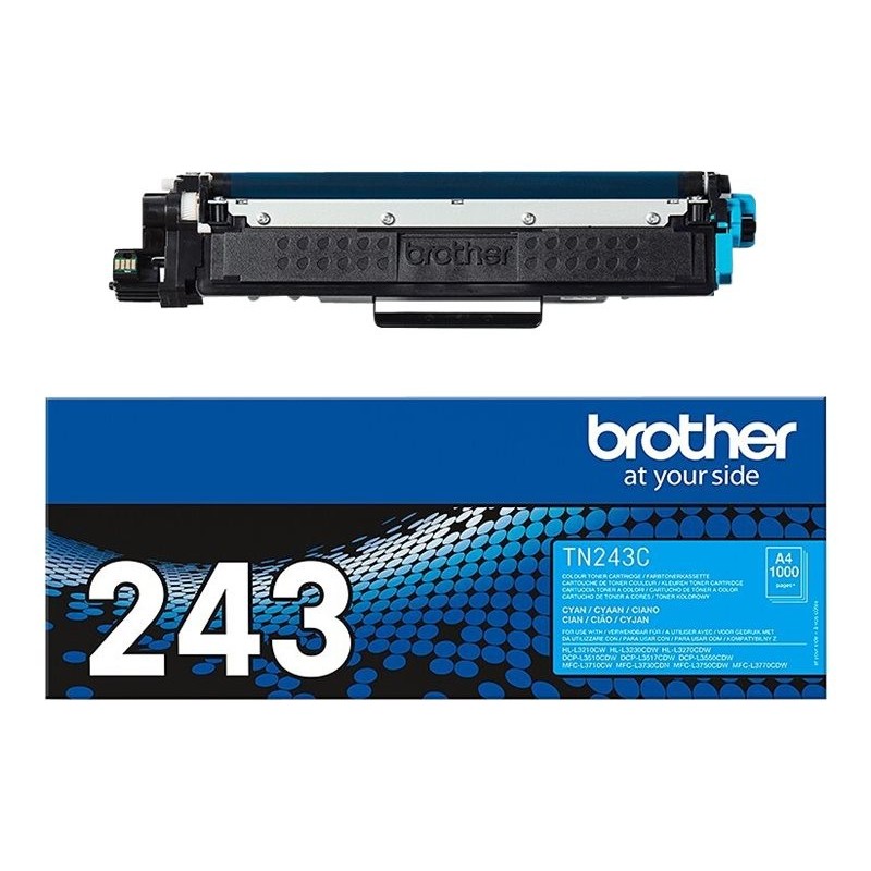 BROTHER TN243C Toner Brother TN243C cyan 1000 str DCP-L3510CDW, DCP-L3550CDW,