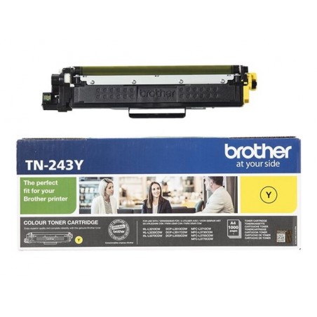 BROTHER TN243Y Toner Brother TN243Y yellow 1000 str DCP-L3510CDW, DCP-L3550CDW, BROTHER TN243Y Toner Brother TN243Y yellow 1000 str DCP-L3510CDW, DCP-L3550CDW,