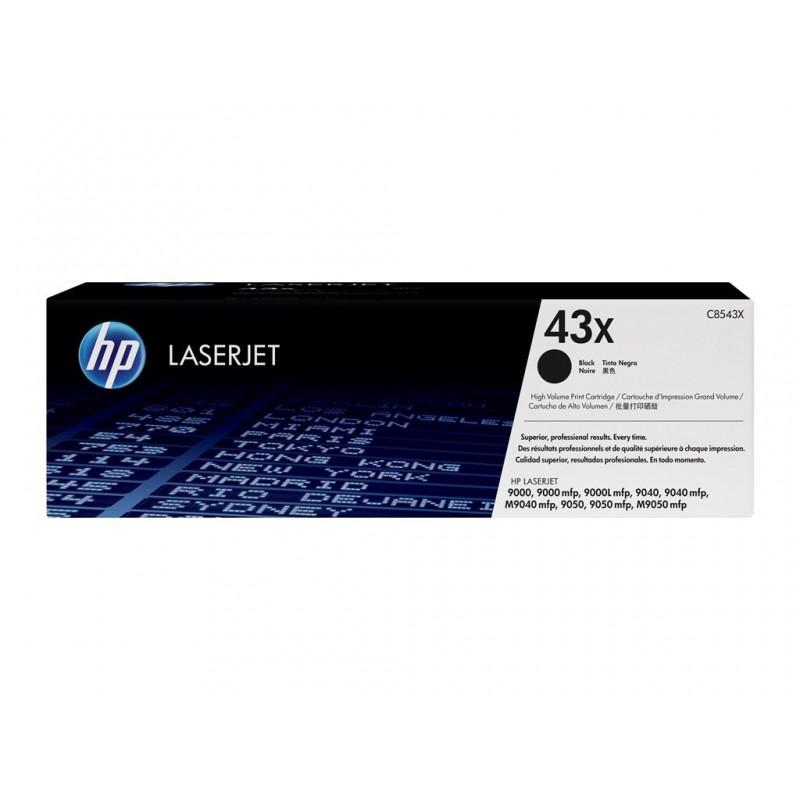 HP C8543X Toner HP black 30000str LaserJet9000/9000mfp HP C8543X Toner HP black 30000str LaserJet9000/9000mfp