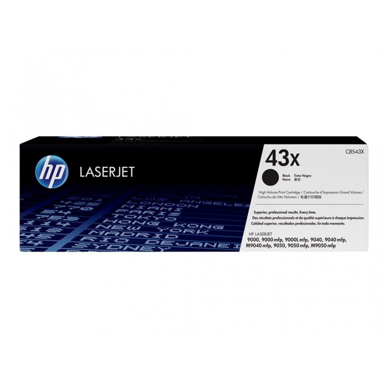 HP C8543X Toner HP black 30000str LaserJet9000/9000mfp HP C8543X Toner HP black 30000str LaserJet9000/9000mfp