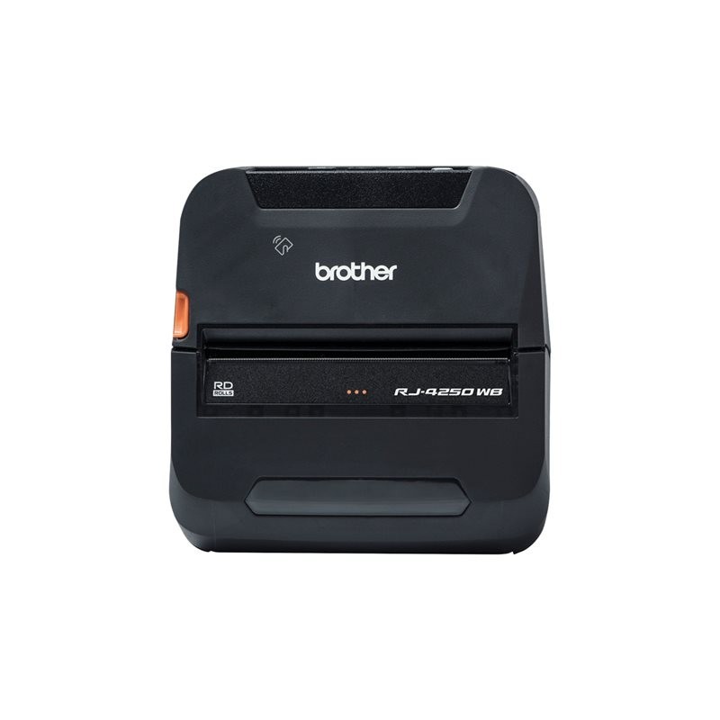 BROTHER RuggedJet RJ-4250WB Label printer direct thermal Roll 113mm 203dpi 127mm/sec USB 2.0 Wi-Fi NFC Bluetooth 4.2 BROTHER RuggedJet RJ-4250WB Label printer direct thermal Roll 113mm 203dpi 127mm/sec USB 2.0 Wi-Fi NFC Bluetooth 4.2