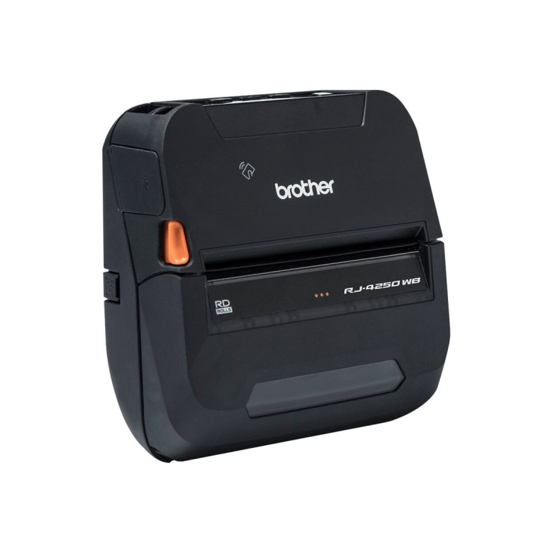 BROTHER RuggedJet RJ-4250WB Label printer direct thermal Roll 113mm 203dpi 127mm/sec USB 2.0 Wi-Fi NFC Bluetooth 4.2 BROTHER RuggedJet RJ-4250WB Label printer direct thermal Roll 113mm 203dpi 127mm/sec USB 2.0 Wi-Fi NFC Bluetooth 4.2