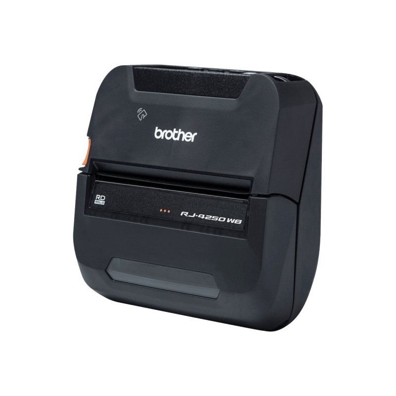 BROTHER RuggedJet RJ-4250WB Label printer direct thermal Roll 113mm 203dpi 127mm/sec USB 2.0 Wi-Fi NFC Bluetooth 4.2 BROTHER RuggedJet RJ-4250WB Label printer direct thermal Roll 113mm 203dpi 127mm/sec USB 2.0 Wi-Fi NFC Bluetooth 4.2