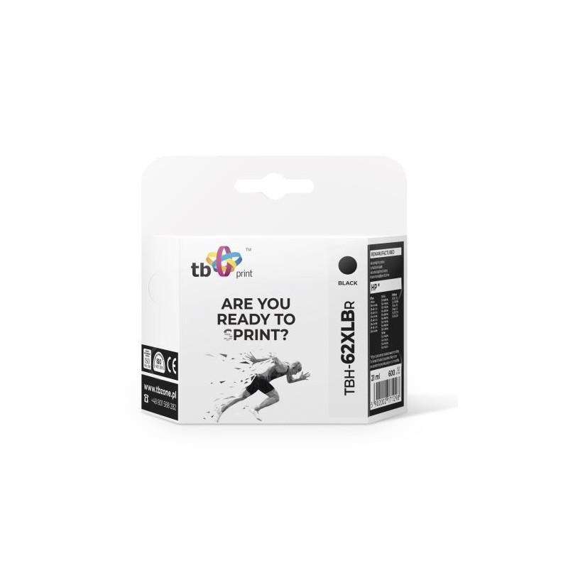 Tusz do HP OfficeJet 5740 TBH-62XLBR BK refabrykowany