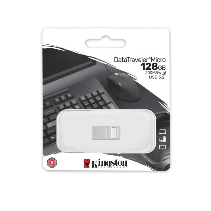 Pendrive Data Traveler Micro G2 128GB USB 3.2 Gen1 