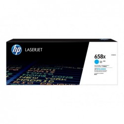 HP 658X Cyan LaserJet Toner Cartridge