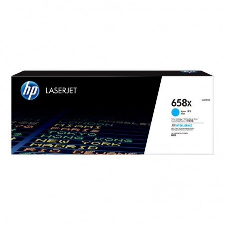 HP 658X Cyan LaserJet Toner Cartridge HP 658X Cyan LaserJet Toner Cartridge