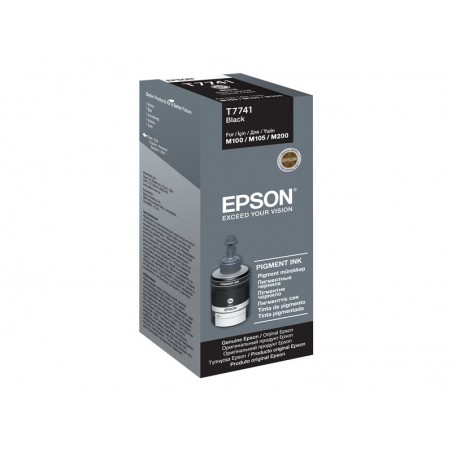 EPSON T7741 Pigment Black ink bottle 140ml - Towar z uszkodzonym opakowaniem (P) EPSON T7741 Pigment Black ink bottle 140ml - Towar z uszkodzonym opakowaniem (P)