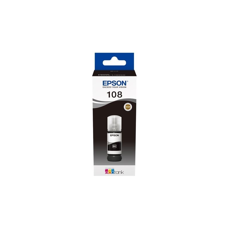 EPSON 108 EcoTank Black Ink Bottle EPSON 108 EcoTank Black Ink Bottle