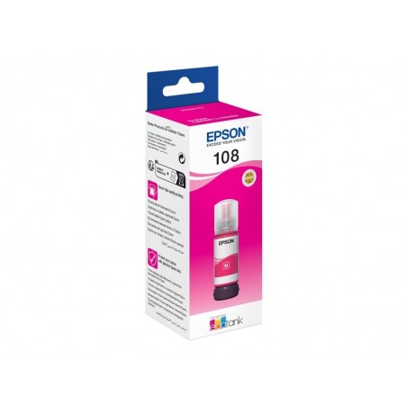 EPSON 108 EcoTank Magenta Ink Bottle EPSON 108 EcoTank Magenta Ink Bottle