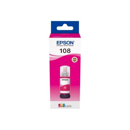 EPSON 108 EcoTank Magenta Ink Bottle EPSON 108 EcoTank Magenta Ink Bottle