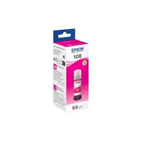 EPSON 108 EcoTank Magenta Ink Bottle EPSON 108 EcoTank Magenta Ink Bottle
