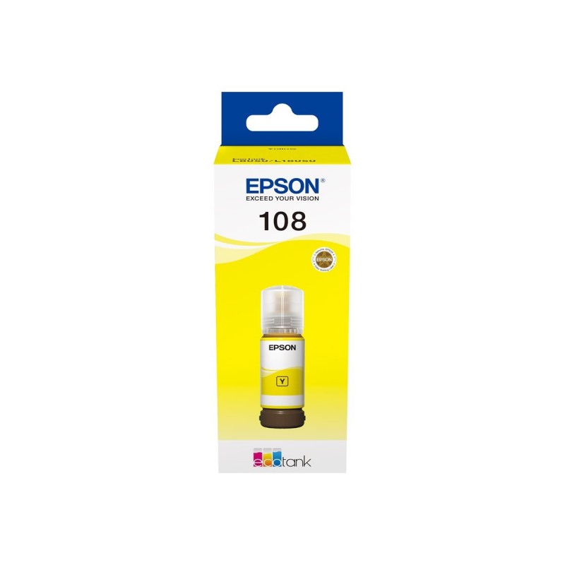 EPSON 108 EcoTank Yellow Ink Bottle