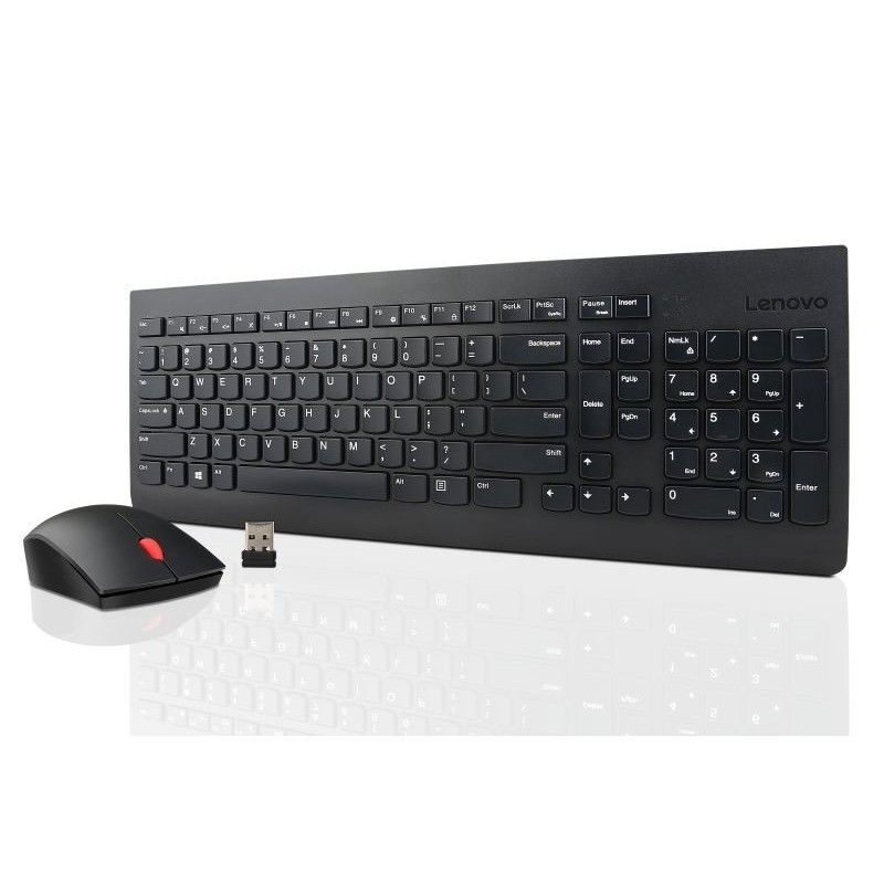Zestaw klawiatura i mysz Essential US Euro - Lenovo Essential Keyboard & Mouse Combo 4X30M39497 - Drukarki.pl